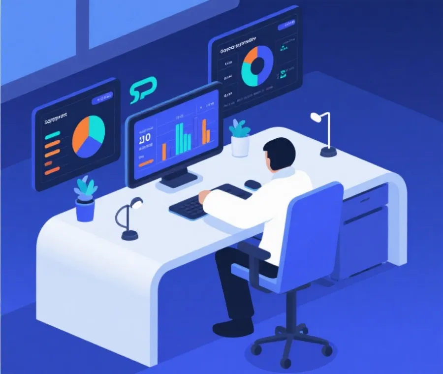 彩神通数据中心联系与支持示意图